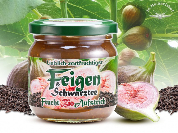 Bio Feigen & Schwarztee Frucht-Aufstrich