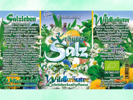 Bio Kräutersalz Wildkräuter