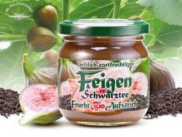 Bio Feigen & Schwarztee Frucht-Aufstrich