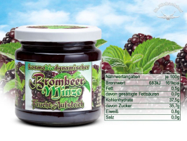 Bio Brombeer-Minze Frucht-Aufstrich